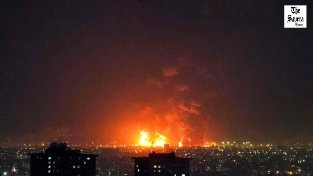 Tehran oil facility fire after Israel strikes