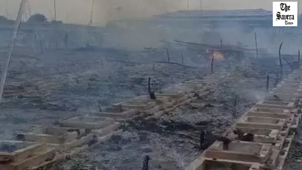 Ayodhya yagna site fire near Ram temple