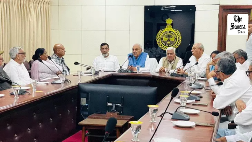 Haryana Congress meet MLAs absent, cross-voting row