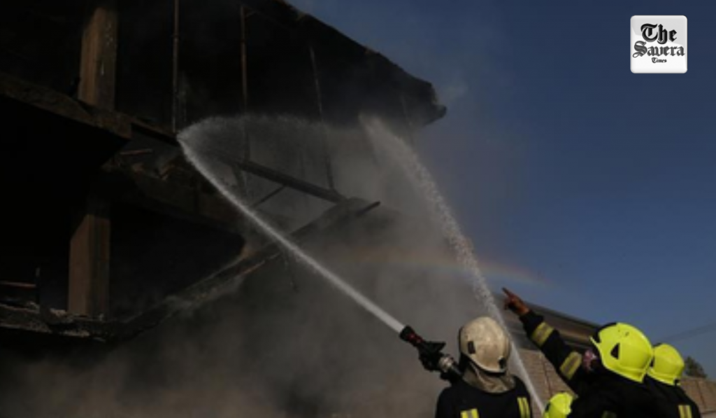 Fire erupts in Afghanistan's Torkham after Pakistani forces strike