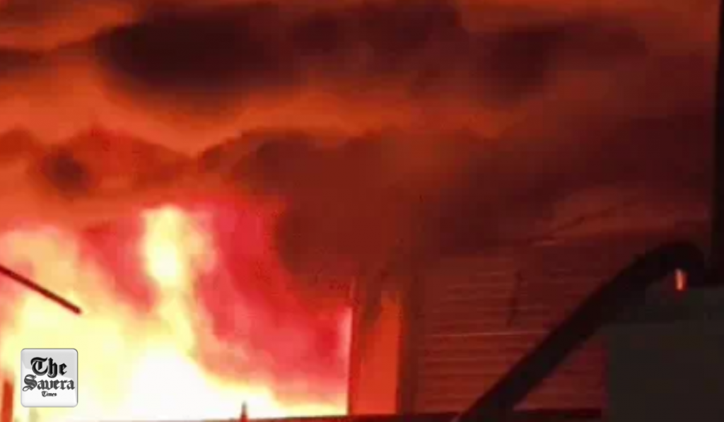 Fire Breaks Out in Barmer Readymade Garment Showroom, Children Rescued Safely