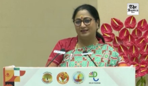 CM Gupta urges women to ‘move forward, make their mark’ at National Convention in Delhi