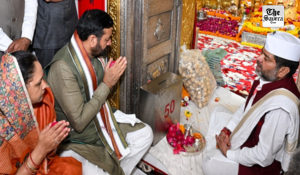 Haryana CM Saini, wife Suman pay obeisance at Mata Mansa Devi Temple