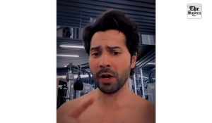 Varun Dhawan quips about ‘saas’ level ‘taanas’ from trainer during gym session