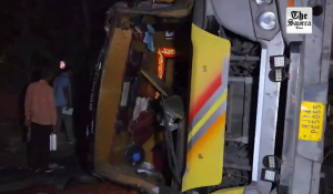 Two Killed, Several Injured as Bus Overturns in Delhi’s Karol Bagh