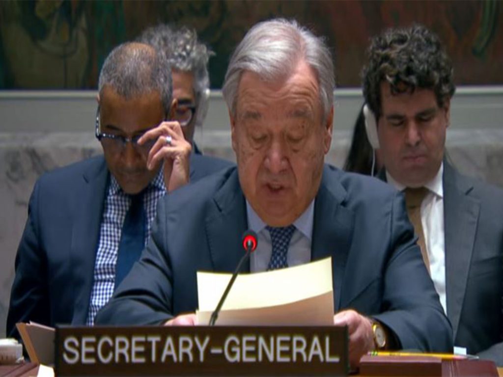 UN Chief Guterres