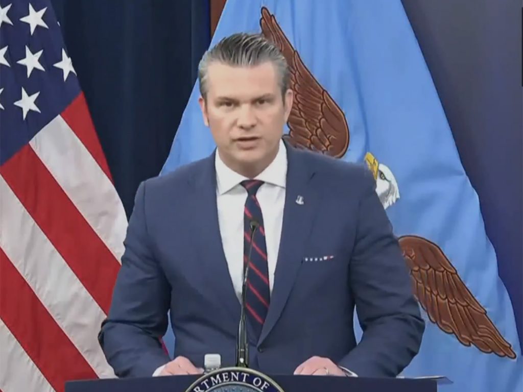 US War Secy Pete Hegseth
