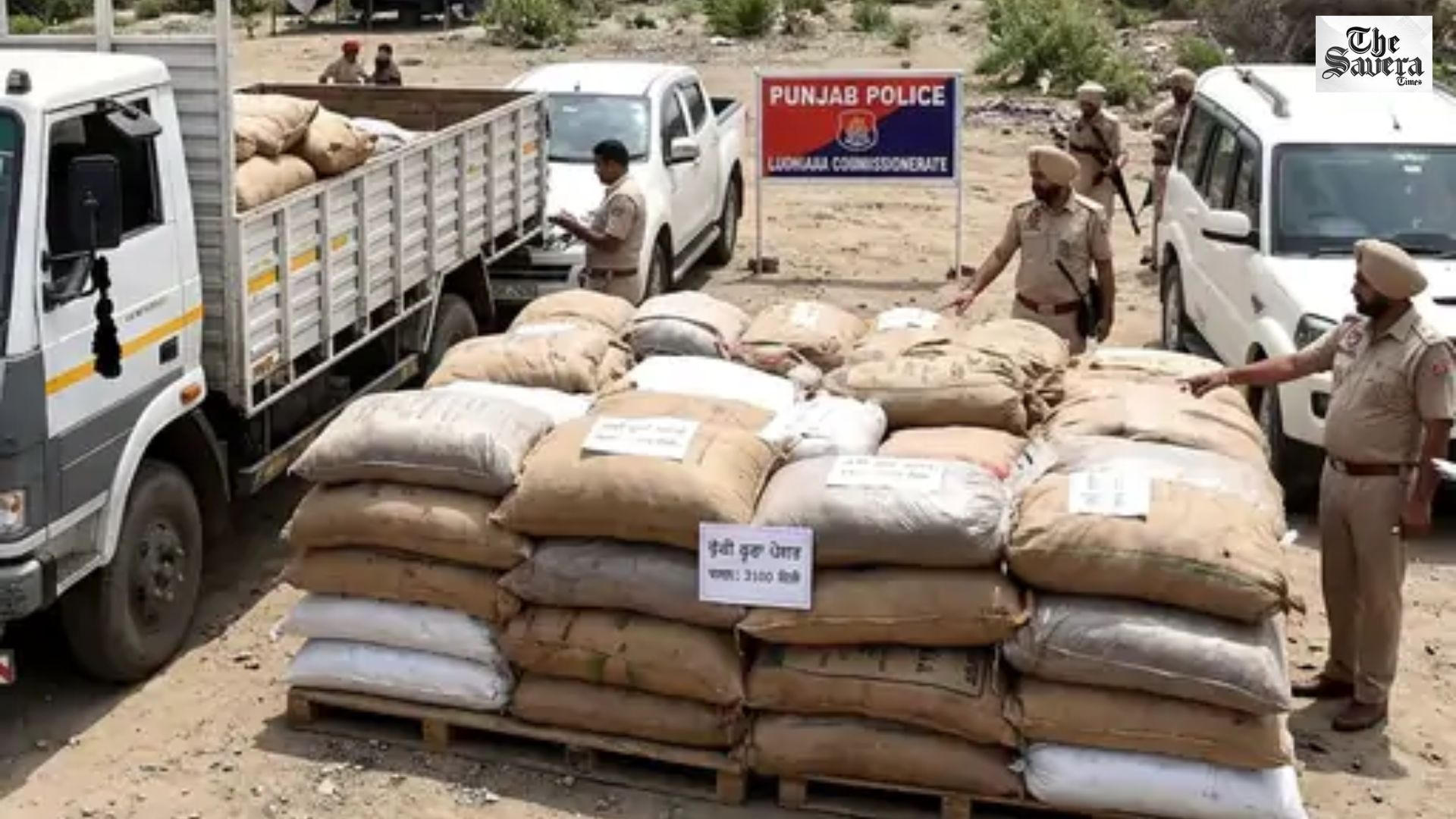 3100 Kg Poppy Husk Seized in Ludhiana, Accused Escape