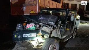 Cold Drink Truck Collides with Dumper in Lodhia, Spill Reported