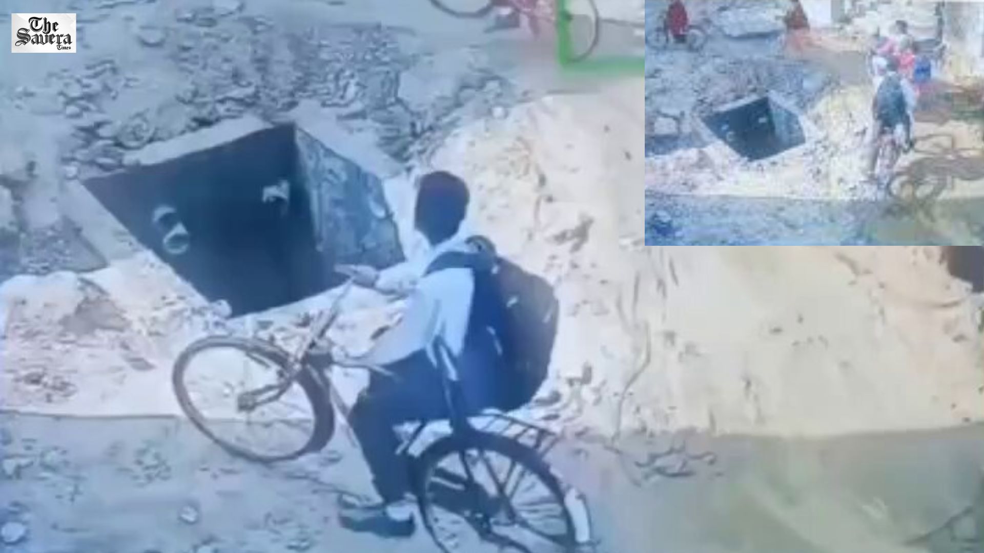 Father, Child Fall into Open Sewage Pit in Ludhiana