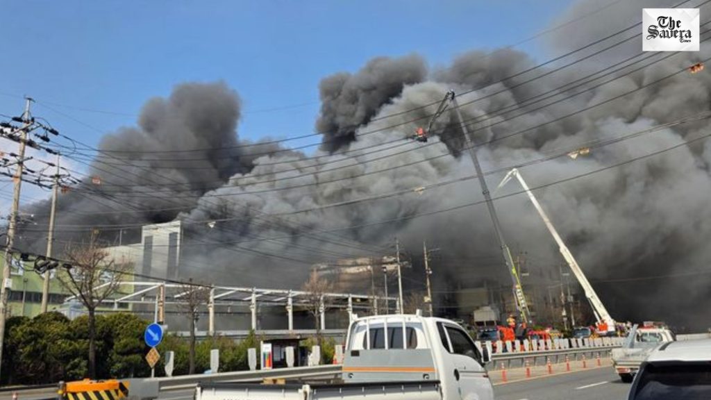South Korea: Massive Fire at Daejeon Car Parts Plant 50 Injured