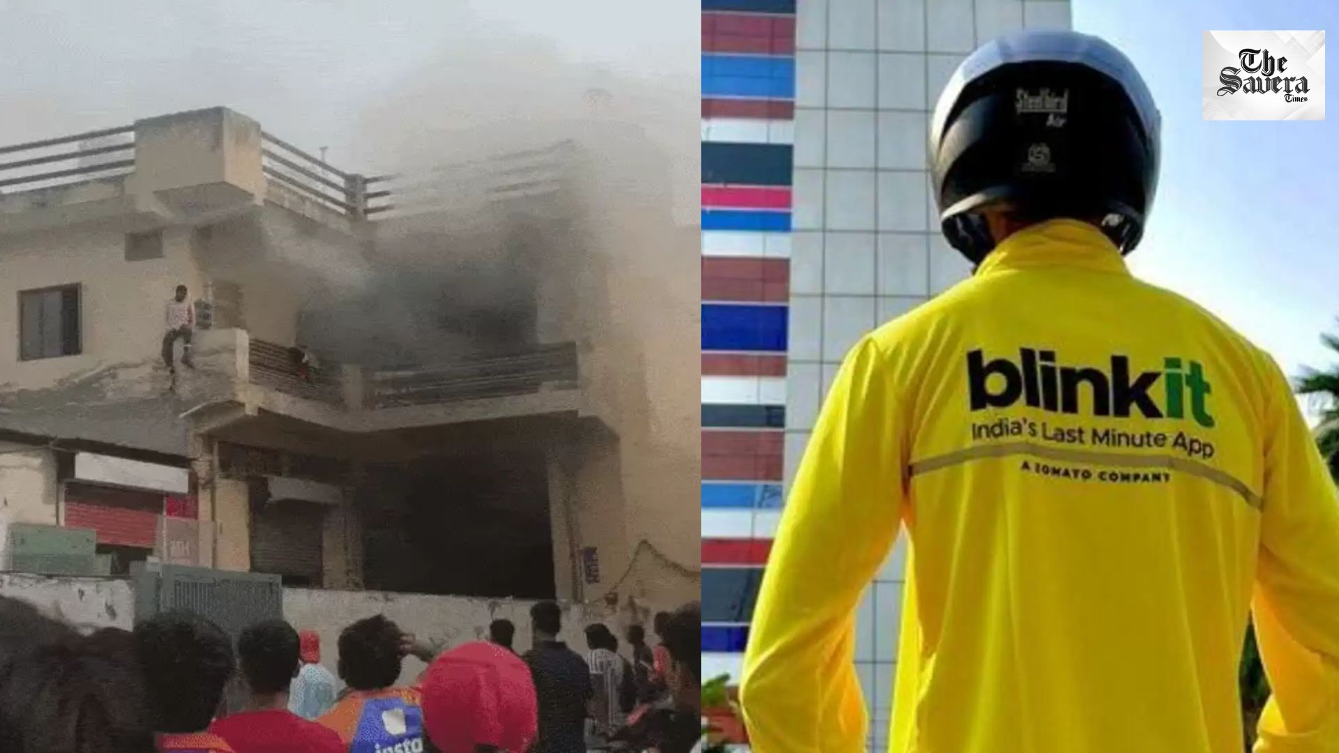 Fire at Gurugram Blinkit Office: Employees Jump to Escape