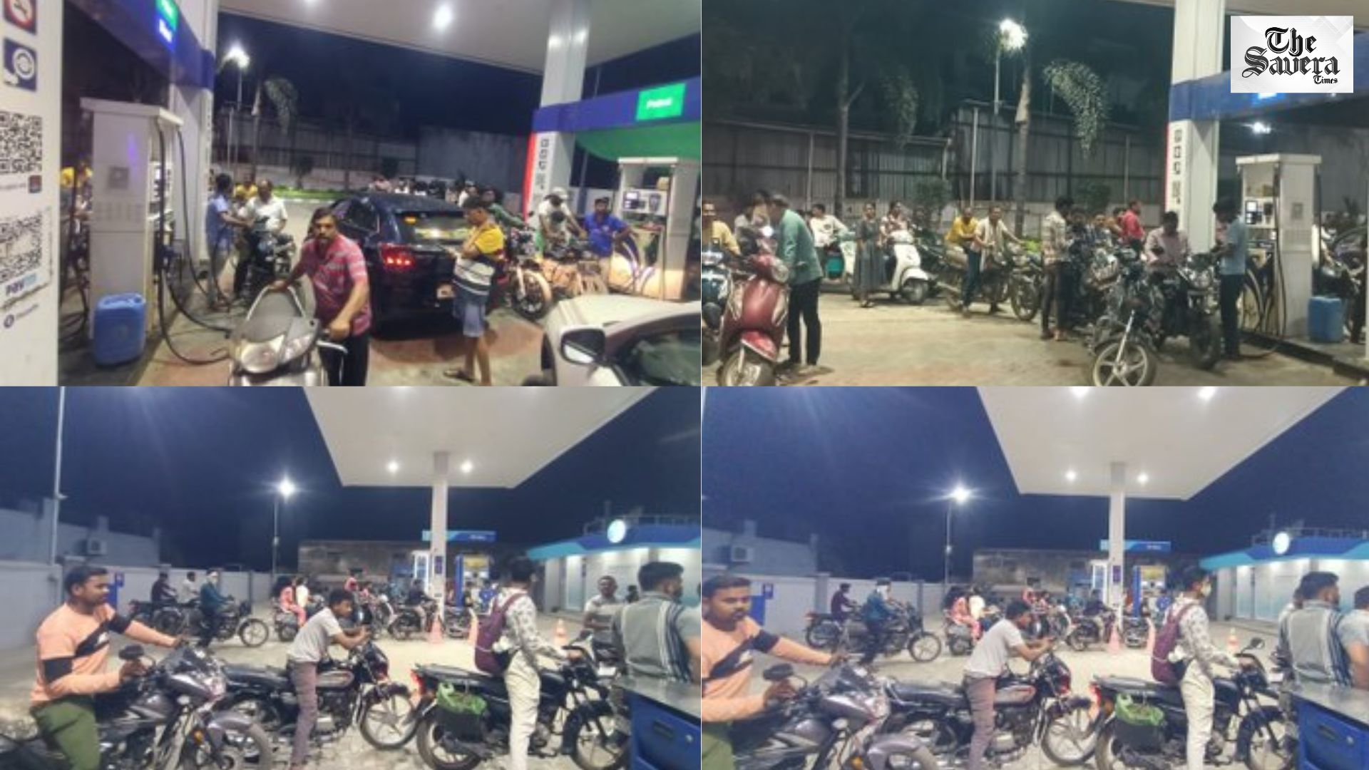 Petrol Pumps Crowded in UP; DM Appeals as Police Deployed