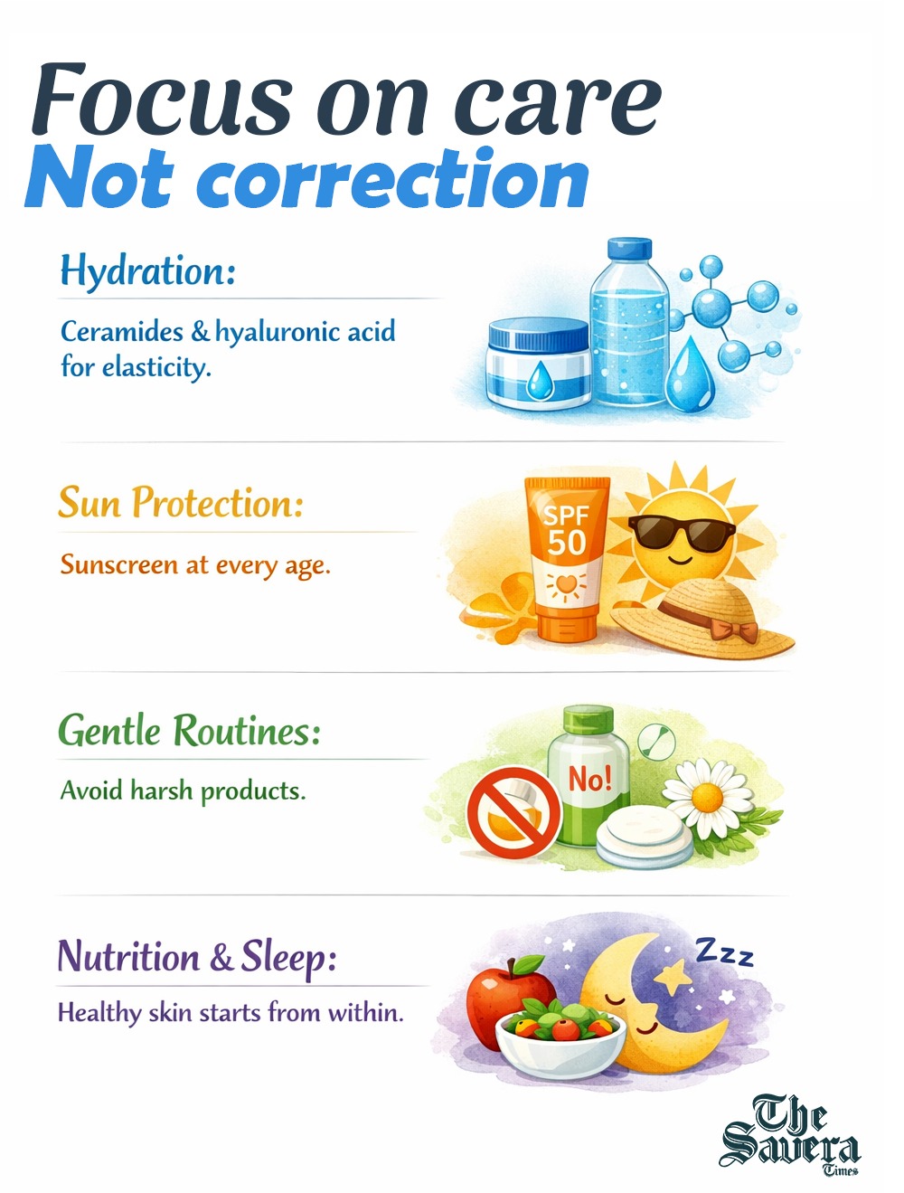 Focus on care, not correction.