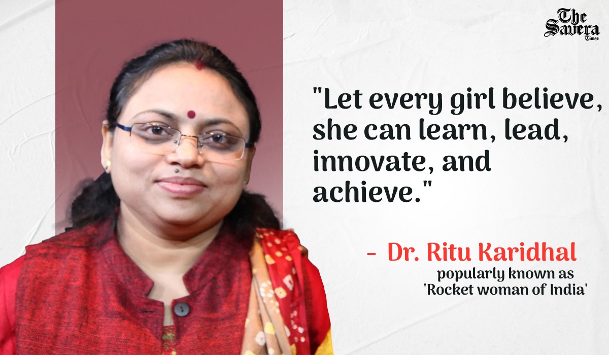 Dr. Ritu Karidhal popularly known as 'Rocket woman of India'