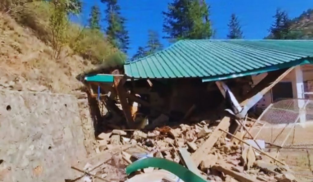 aanganwadi center destroyed