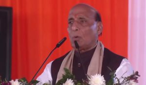 Defence Minister Rajnath Singh in Haldwani, hails Uttarakhand’s growth under BJP rule