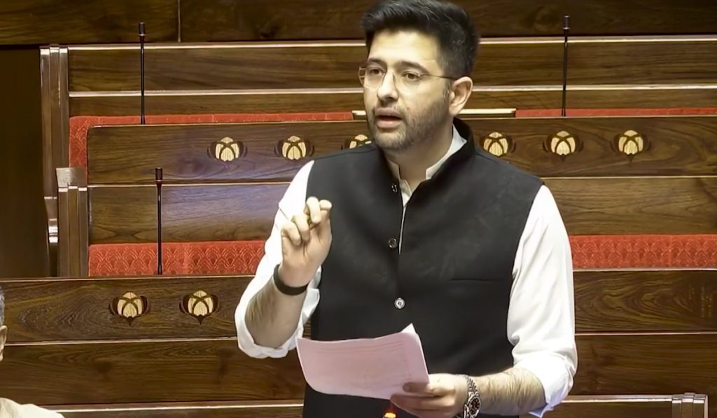 raghav chadha Paternity leave
