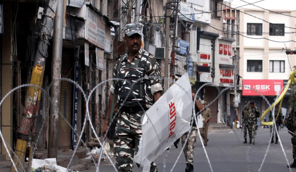 restrictions kashmir