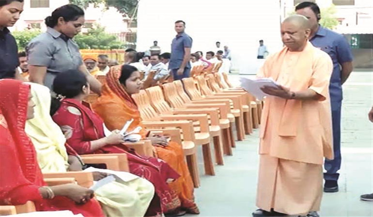 Uttar Pradesh CM addresses public grievances during ‘Janta Darshan’ in Gorakhpur