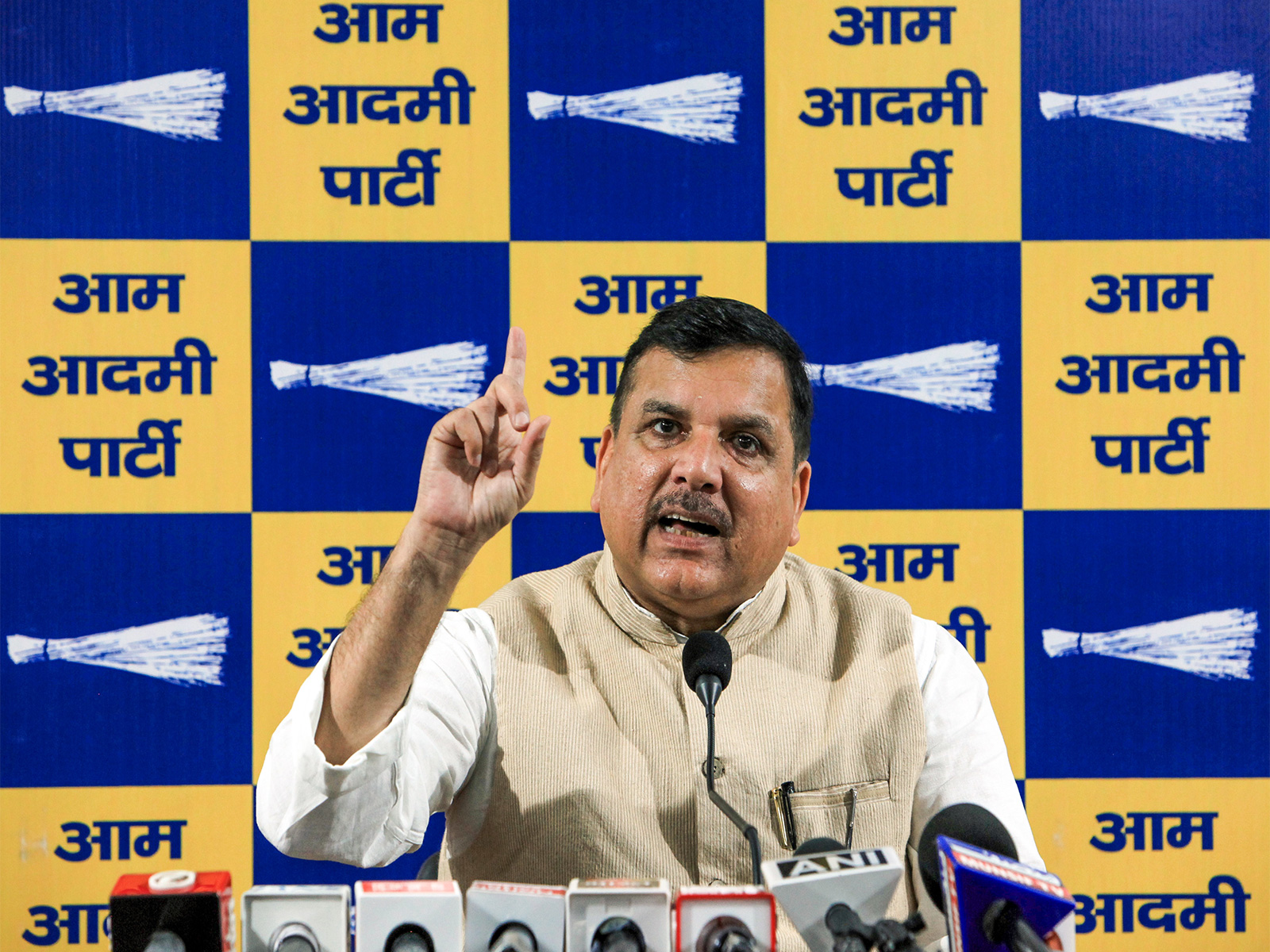 AAP to demand disqualification of Raghav Chadha and others from Rajya Sabha: Sanjay Singh