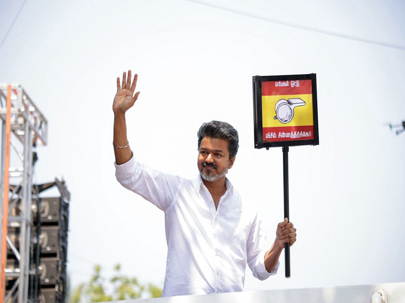 Chaos at Vijay’s Tiruppur rally: 15 faint in sweltering heat, campaign event cancelled