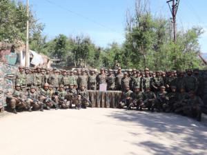 GOCs of White Knight Corps & Cross Swords Division review LoC preparedness ​