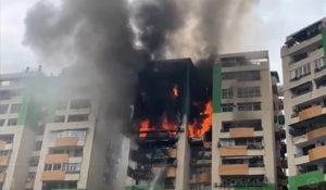 Ghaziabad: Massive Blaze Erupts in Flat at Gaur Green Avenue Society, fire tenders at spot