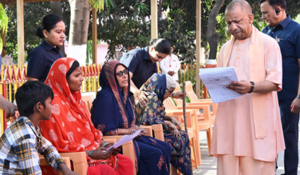 CM Yogi holds Janata Darshan, promises housing and medical aid