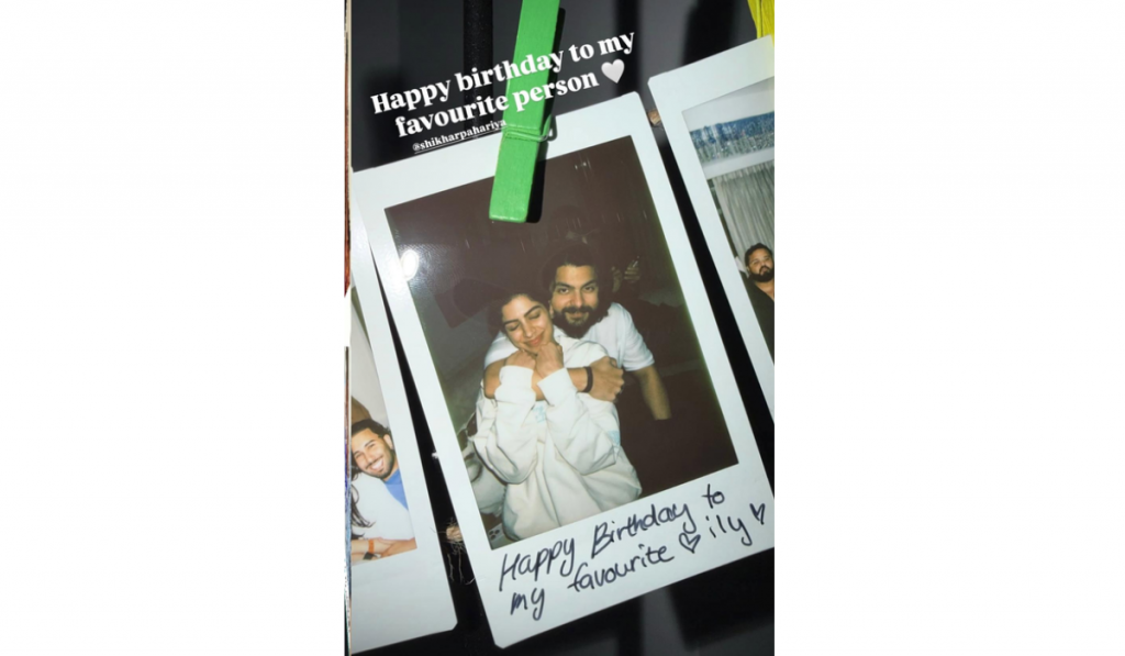 Khushi Kapoor wishes ‘favourite person’ Shikhar Pahariya on birthday