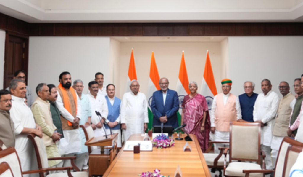 Nitish Kumar sworn in as Rajya Sabha member
