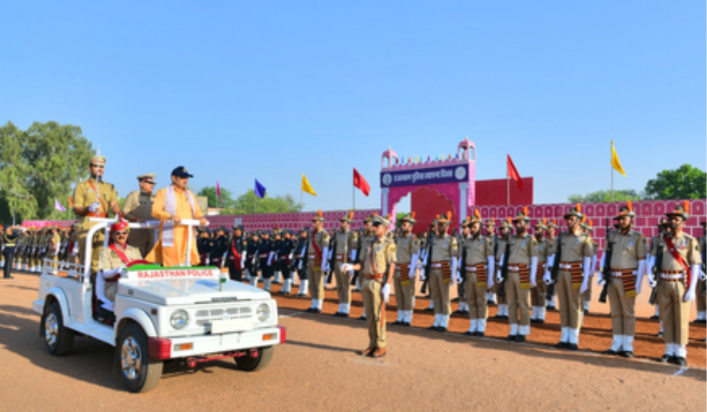 Rajasthan Police's 77th Foundation Day Celebrated with Great Fanfare in Jaipur
