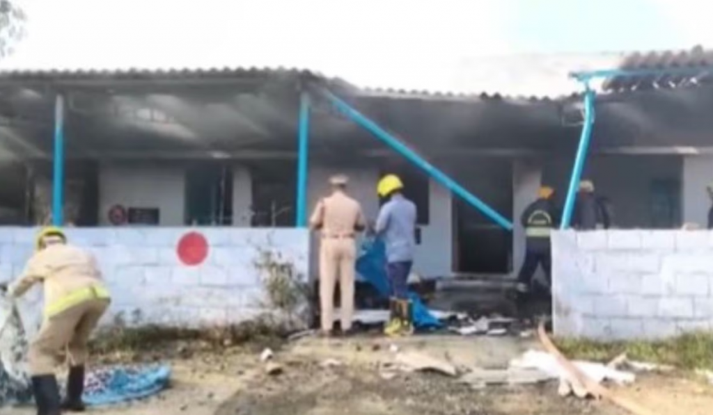 Massive explosion at a firecracker factory in Virudhunagar, Tamil Nadu, kills 16