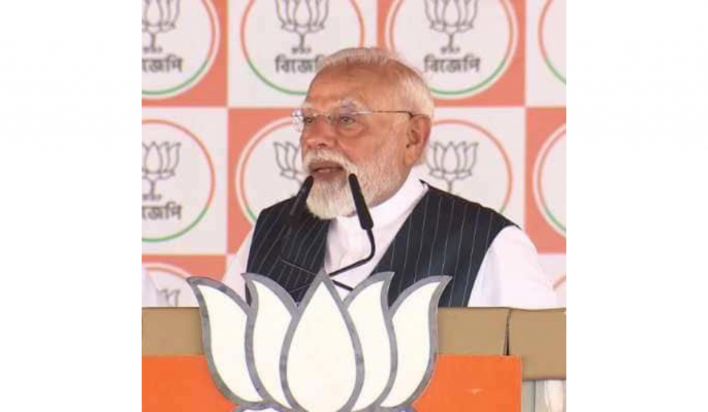 PM Modi issues final warning to TMC 'goons' in Bankura, asks them to surrender by April 29