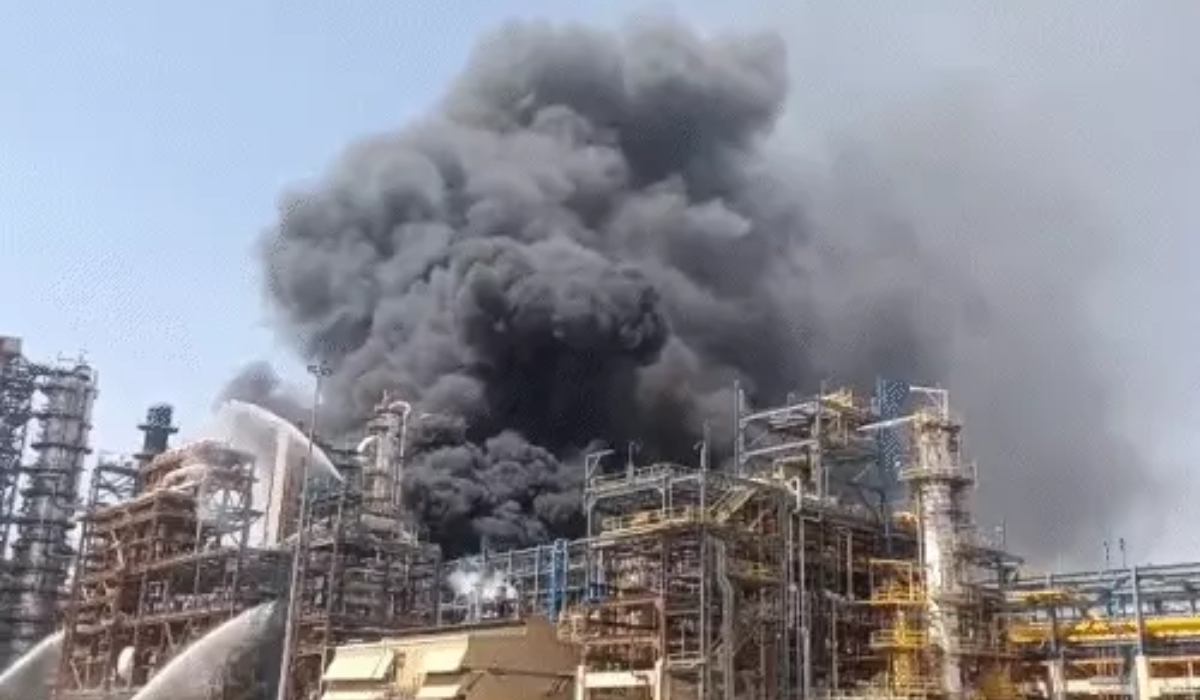 Massive Fire at Rajasthan Refinery Hours Before PM Modi’s Mega Inauguration