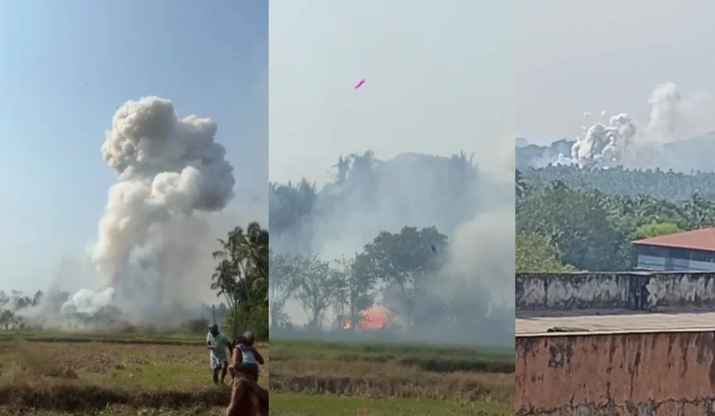 Three killed in blast at fireworks unit in Kerala's Thrissur ahead of Pooram festival