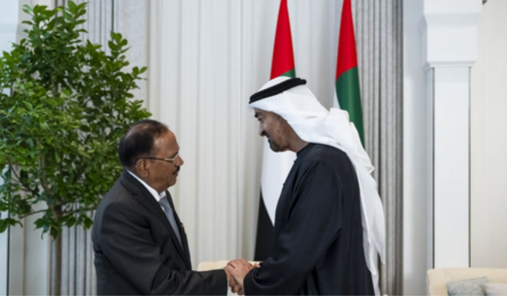 NSA Ajit Doval meets UAE President, discusses bilateral ties