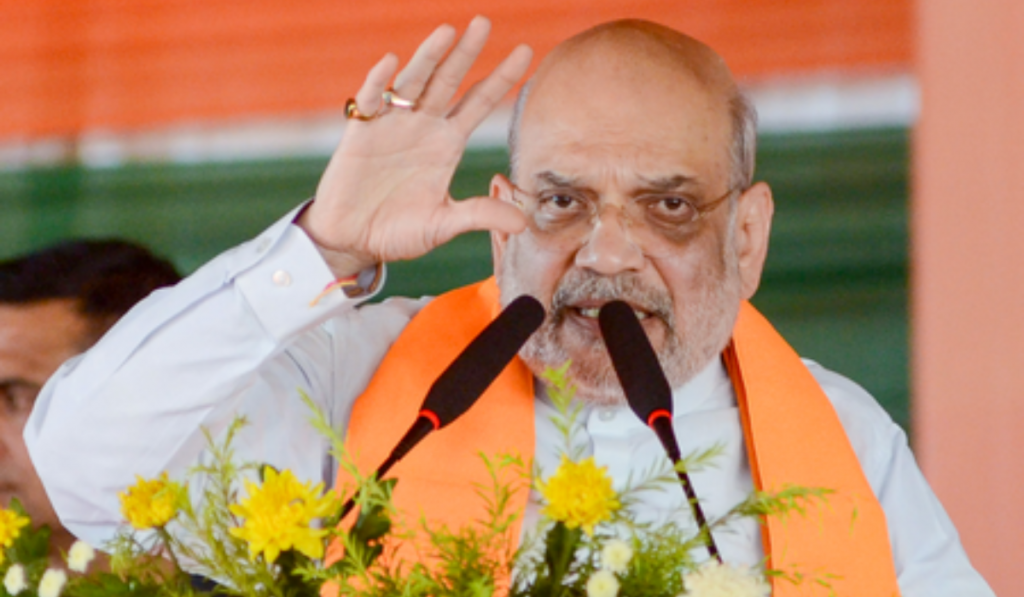 Amit Shah arrives in Leh to attend Buddha relics exposition