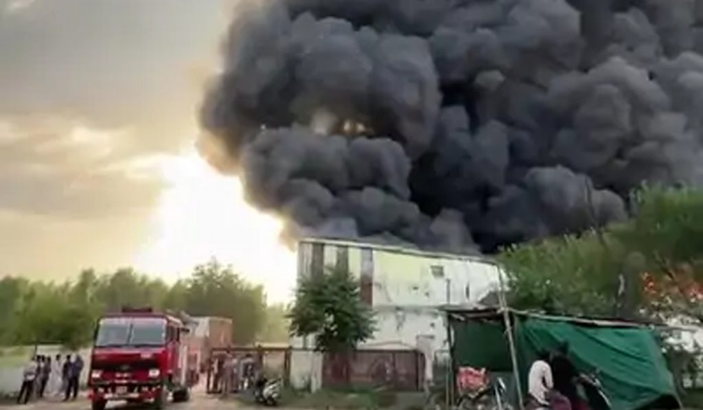 Mohali warehouse fire