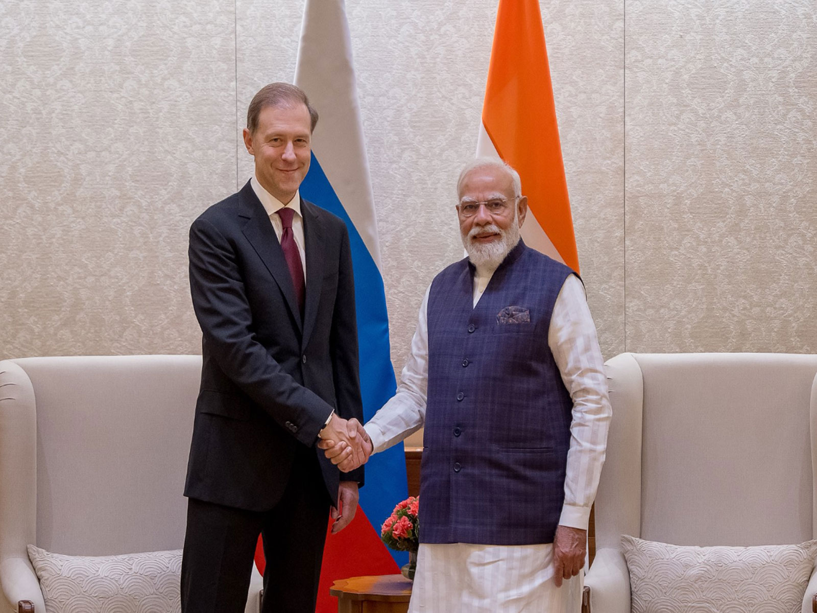 PM Modi, Russian Deputy PM discuss steps to implement agreements reached during 23rd bilateral summit