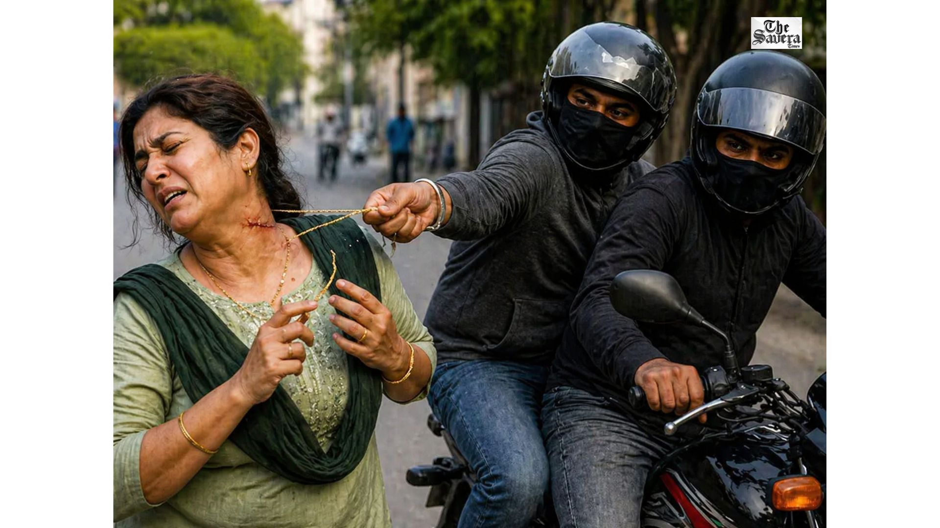Elderly Woman Injured After Chain Snatching Outside Hospital in Ludhiana