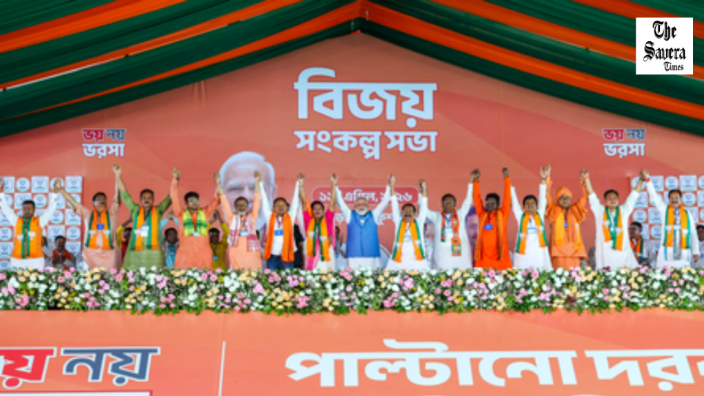 PM Modi Mega Road Show in Siliguri After 3 Rallies