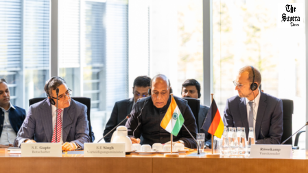 Rajnath Singh invites German defence firms to co-create India