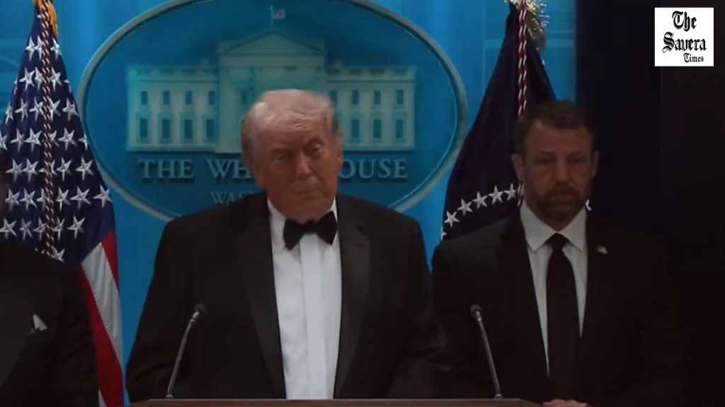 Trump lauds Secret Service after scare