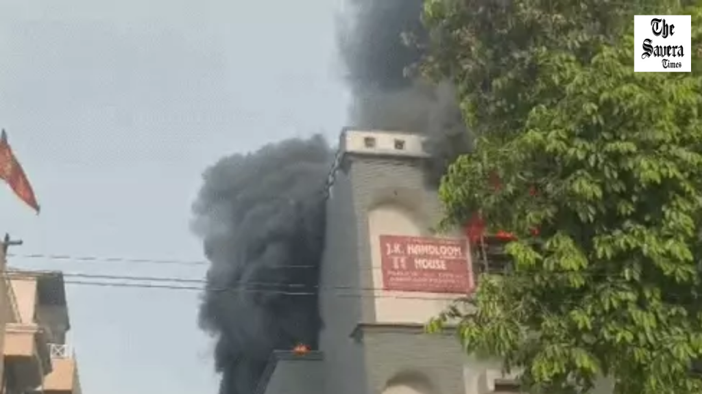 Panipat handloom factory fire, short circuit suspected, goods saved
