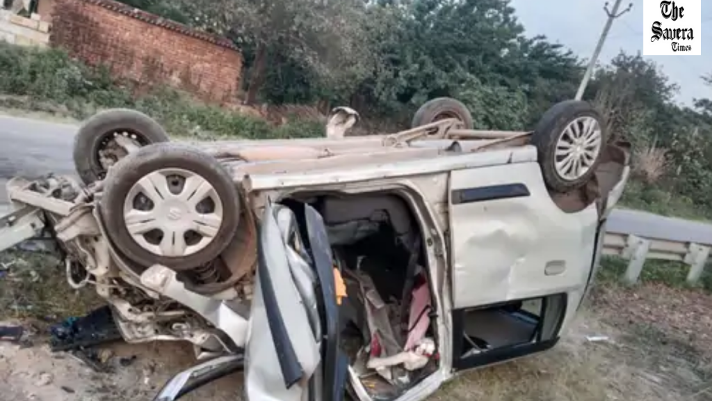 Tijara truck-car accident one dead