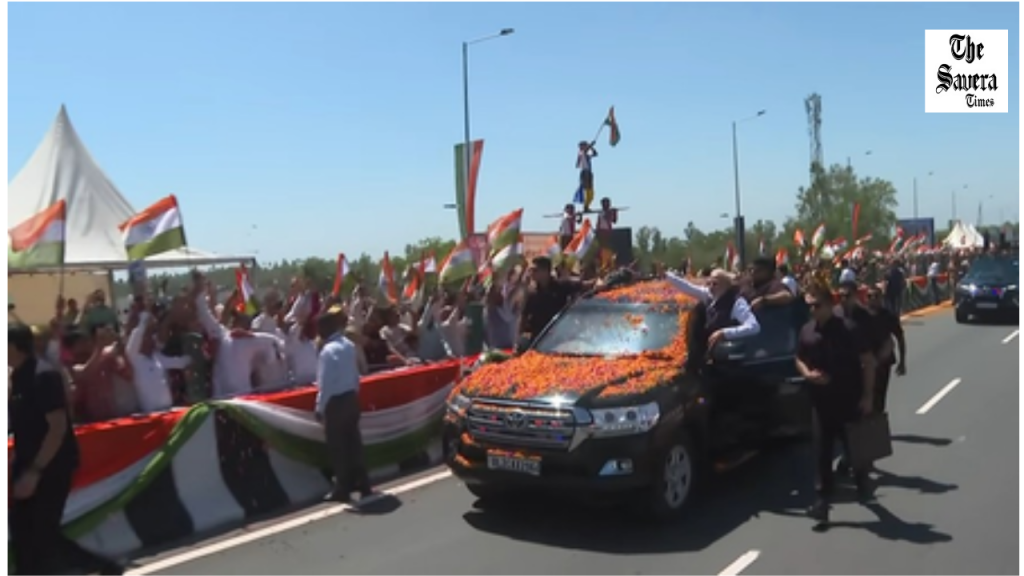 Modi roadshow in Saharanpur