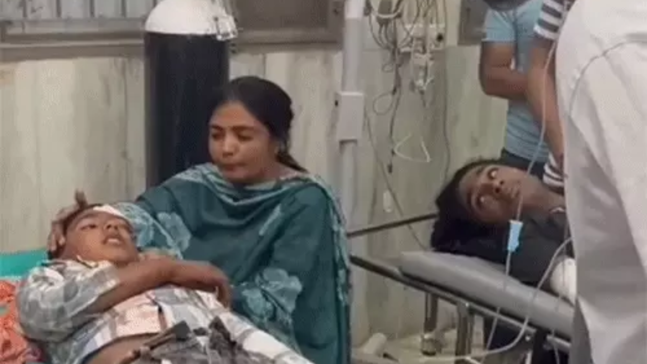 Child injured in the accident admitted to hospital.