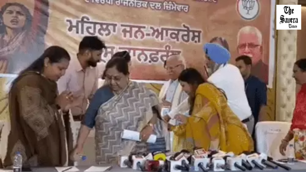 Khattar Targets Congress Over Women’s Quota
