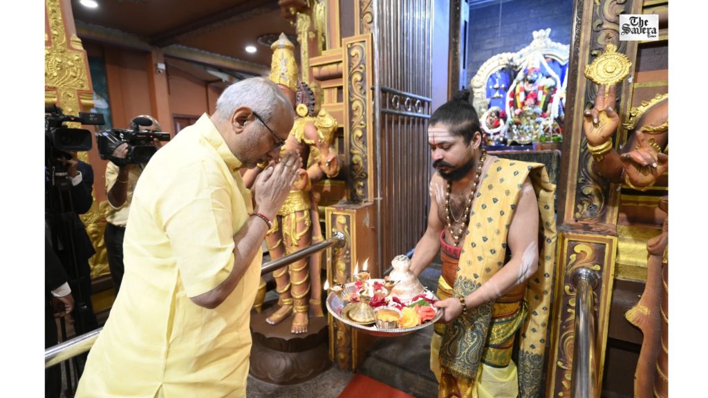 VP Radhakrishnan Visits Seetha Amman Temple in Sri Lanka